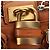 Chloé Borsa Mini Paddington Chloe in pelle marrone argento oro Autentica am11785SAM D'oro - vista 17