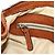 Chloé Borsa Mini Paddington Chloe in pelle marrone argento oro Autentica am11785SAM D'oro - vista 23