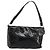 Borsa a tracolla Salvatore Ferragamo in vernice nero argento ka4653