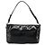 Borsa a tracolla Salvatore Ferragamo in vernice nero argento ka4653 - vista 2