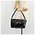 Borsa a tracolla Salvatore Ferragamo in vernice nero argento ka4653 - vista 23