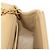 CHANEL Bolsa de Ombro com Corrente em Pele de Cordeiro Bege Ouro CC Auth 182904SAV Dourado - vista 21