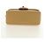 CHANEL Bolsa de Ombro com Corrente em Pele de Cordeiro Bege Ouro CC Auth 182904SAV Dourado - vista 5