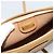 Borsa a tracolla GUCCI Micro GG Supreme PVC Beige Oro 007 123 0428 Auth 183690 D'oro - vista 17