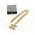 Collana CHANEL CC metallizzata Gold Tone CC Auth am11747SAM - vista 12