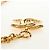 Collana CHANEL CC metallizzata Gold Tone CC Auth am11747SAM - vista 16