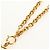 Collana CHANEL CC metallizzata Gold Tone CC Auth am11747SAM - vista 4