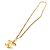Collana CHANEL CC metallizzata Gold Tone CC Auth am11747SAM - vista 7