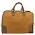 LOEWE Anagram Amazona 40 Hand Bag Pelle Beige Oro Autentico 182640 - vista 2