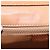 Céline Borsa a Spalla CELINE Macadam Canvas PVC Pelle Marrone Oro Auth 183962 D'oro - vista 19