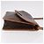 Céline Borsa a Spalla CELINE Macadam Canvas PVC Pelle Marrone Oro Auth 183962 D'oro - vista 3