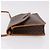 Céline Borsa a Spalla CELINE Macadam Canvas PVC Pelle Marrone Oro Auth 183962 D'oro - vista 4