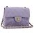 CHANEL Mini Matelasse 17 Chain Bag Cotton Lavende Gold CC Auth 182741SAM D'oro Lavanda