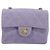CHANEL Mini Matelasse 17 Chain Bag Cotton Lavende Gold CC Auth 182741SAM D'oro Lavanda - vista 13