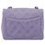 CHANEL Mini Matelasse 17 Chain Bag Cotton Lavende Gold CC Auth 182741SAM D'oro Lavanda - vista 2