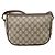 Borsa GUCCI GG Supreme Web Sherry Line in PVC Beige Oro 89 02 032 Auth 184227 D'oro - vista 2