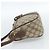 Borsa GUCCI GG Supreme Web Sherry Line in PVC Beige Oro 89 02 032 Auth 184227 D'oro - vista 3