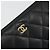 CHANEL Matelassé Long Wallet Lammfell Schwarz Gold CC Authentisch 183495 Golden - Ansicht 17