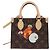 LOUIS VUITTON Borsa Monogram Panda On The Go Trunk BB M13668 Auth 181957SAM Monogramma - vista 2