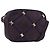 Borsa a tracolla Salvatore Ferragamo Vala in scamosciato viola e oro Autentica 182673