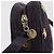Borsa a tracolla Salvatore Ferragamo Vala in scamosciato viola e oro Autentica 182673 - vista 10