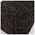 FENDI Zucca Canvas Mamma Baguette Shoulder Bag Black Brown Auth am11778V Marrone Nero - vista 16