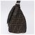 FENDI Zucca Canvas Mamma Baguette Shoulder Bag Black Brown Auth am11778V Marrone Nero - vista 3