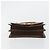 Céline Borsa CELINE Macadam Canvas PVC Pelle Marrone Oro Auth 182108 D'oro - vista 5