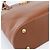 SAINT LAURENT Borsa in Pelle 2way Marrone Oro Auth 183013 D'oro - vista 16