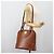 SAINT LAURENT Borsa in Pelle 2way Marrone Oro Auth 183013 D'oro - vista 23