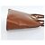 SAINT LAURENT Borsa in Pelle 2way Marrone Oro Auth 183013 D'oro - vista 4