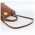 SAINT LAURENT Borsa in Pelle 2way Marrone Oro Auth 183013 D'oro - vista 8