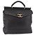 Borsa CHANEL Matelasse in pelle di agnello nera e oro CC Auth 183326A Nero D'oro