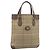Borsa Tote Burberry Nova Check in tela beige e oro Auth 184530 D'oro