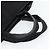 Borsa PRADA in tela nero argento Auth bs35438 - vista 7