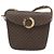 Céline Borsa a tracolla circolare CELINE Macadam Canvas PVC Pelle Marrone Oro Auth 183857A D'oro - vista 13