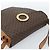 Céline Borsa a tracolla circolare CELINE Macadam Canvas PVC Pelle Marrone Oro Auth 183857A D'oro - vista 6