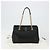 Bolso de hombro Salvatore Ferragamo Vala Chain de cuero negro y dorado Auth ka4612V - vista 12