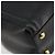 Bolso de hombro Salvatore Ferragamo Vala Chain de cuero negro y dorado Auth ka4612V - vista 14