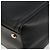 Bolso de hombro Salvatore Ferragamo Vala Chain de cuero negro y dorado Auth ka4612V - vista 15