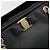 Bolso de hombro Salvatore Ferragamo Vala Chain de cuero negro y dorado Auth ka4612V - vista 17