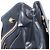 Bolso de hombro Salvatore Ferragamo Vala Chain de cuero negro y dorado Auth ka4612V - vista 19