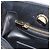 Bolso de hombro Salvatore Ferragamo Vala Chain de cuero negro y dorado Auth ka4612V - vista 21