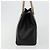 Bolso de hombro Salvatore Ferragamo Vala Chain de cuero negro y dorado Auth ka4612V - vista 3