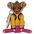LOUIS VUITTON Monogram Porte Cles Christmas Teddy Bear Charm M63758 Auth 182940M Monogramma - vista 2
