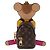 LOUIS VUITTON Monogram Porte Cles Christmas Teddy Bear Charm M63758 Auth 182940M Monogramma - vista 3