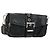 Borsa a tracolla PRADA Nylon Nero Argento Auth yk20454SAV