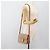 Céline Borsa a tracolla CELINE Macadam Canvas PVC Beige Oro Auth 184209 D'oro - vista 22
