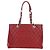 CHANEL GST Matelasse Chain Tote Bag Caviar Skin Red Silver CC Auth ep14654V Argento Rosso - vista 13