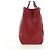 CHANEL GST Matelasse Chain Tote Bag Caviar Skin Red Silver CC Auth ep14654V Argento Rosso - vista 3